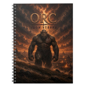 Orc Iron Steppe Dark Cinema Notebook