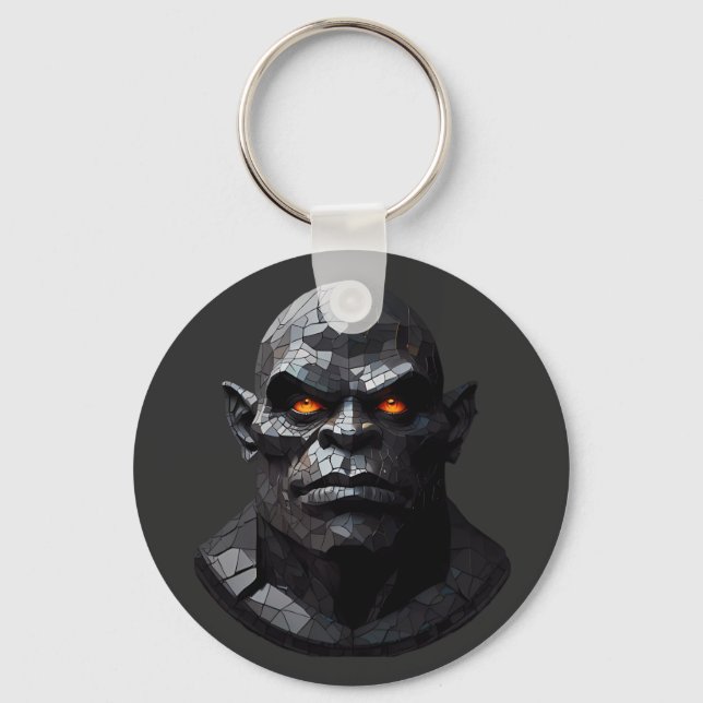 Orc Portrait  Key Ring (Front)