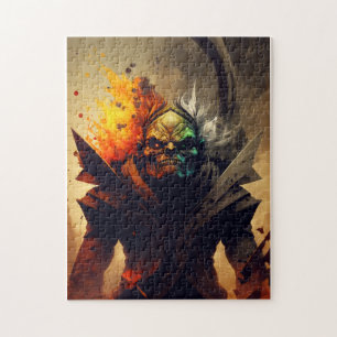 Orc Warlord Fantasy Puzzle D&D Gift