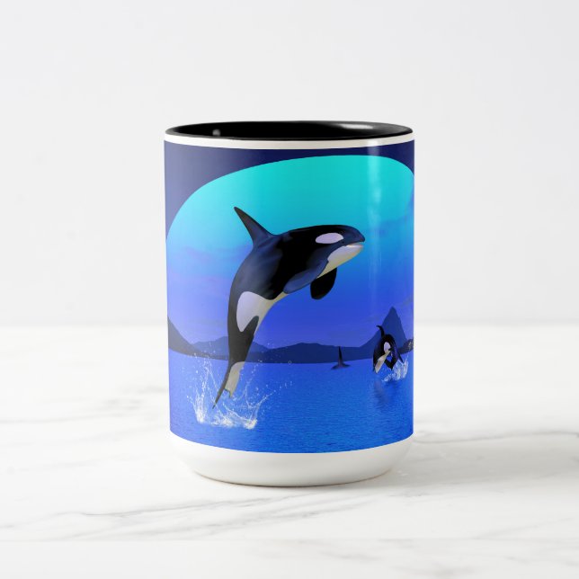 Orca 1 Two-Tone coffee mug (Center)