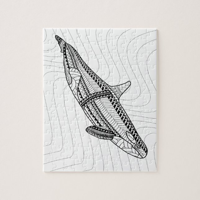Orca Adult Colouring Puzzle (Vertical)