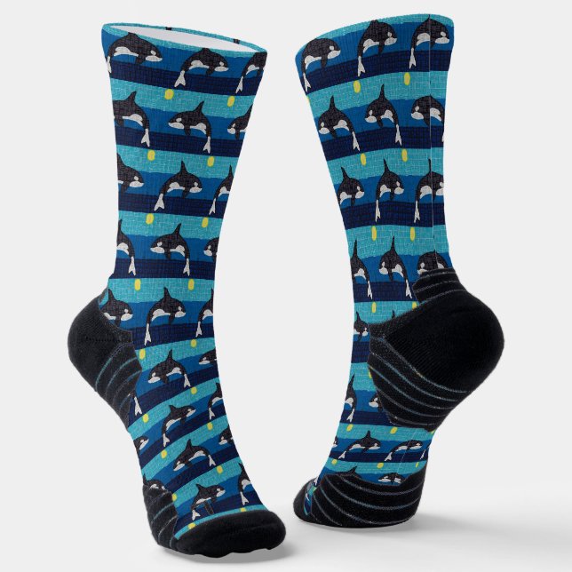 Orca - Athletic Socks (Angled)