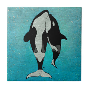 Orca Blue Ceramic Tile