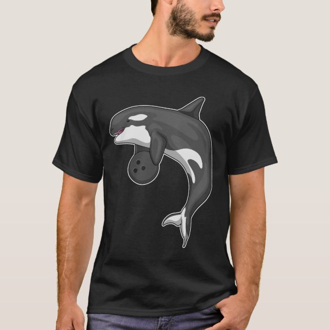 Orca Bowling Bowling ball T-Shirt (Front)