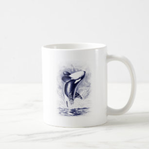 Orca Breaching Coffee Mug