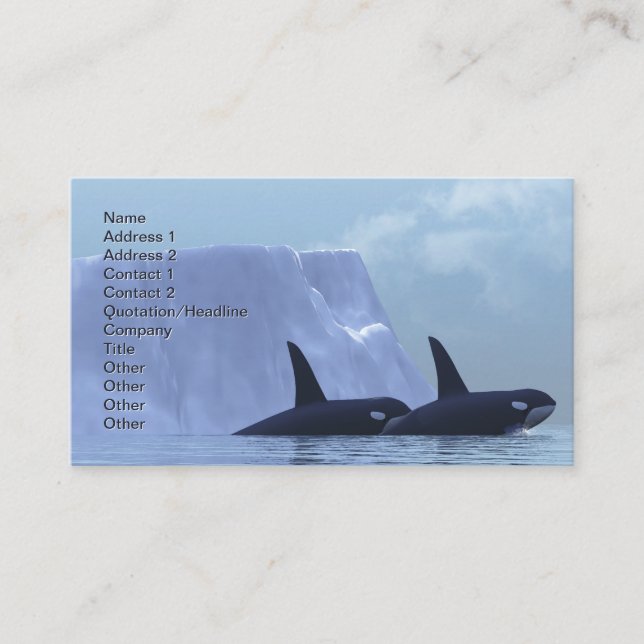 Orca Business Card (Front)