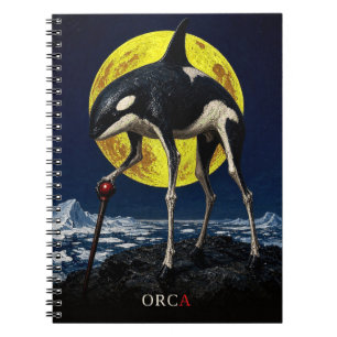 Orca Cane gothic Surreal Notebook