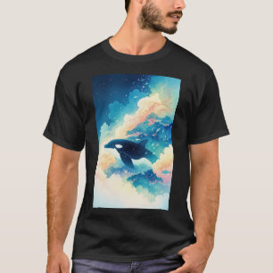 Orca Dancing in the Waves T-Shirt