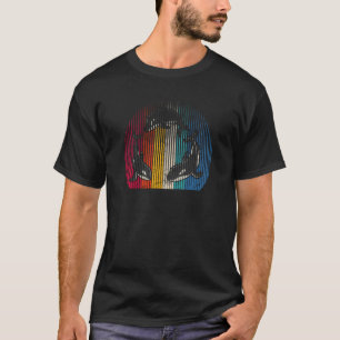 Orca Family Orca Vintage Retro Killer Whale Family T-Shirt