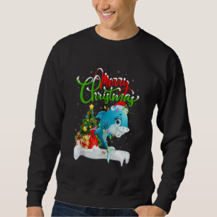 Orca Fish Xmas Decorations Santa Orca Christmas T Sweatshirt
