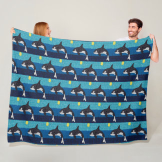Orca - Fleece Blanket
