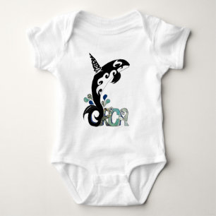 Orca Freedom Art Baby Bodysuit
