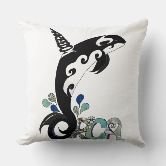 Orca Freedom Art Cushion (Front)