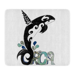 Orca Freedom Art Cutting Board