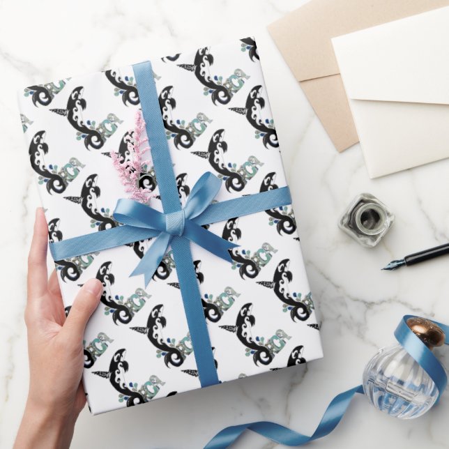 Orca Freedom Art Travel Wrapping Paper (Gifting)