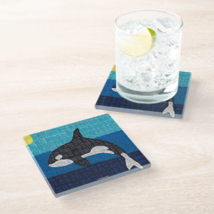 Orca - Glass Coaster