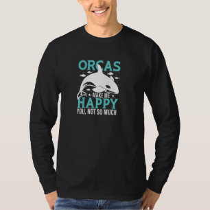 Orca Graphic For Women Men Kids Whale Pul Hoodie T-Shirt