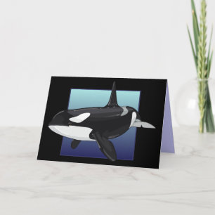 Orca Greeting Card