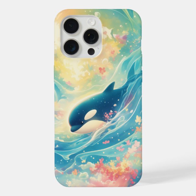 Orca Guardian of the Deep iPhone Case (Back)