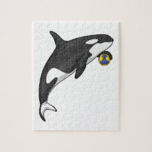 Orca Handball player Handball Jigsaw Puzzle