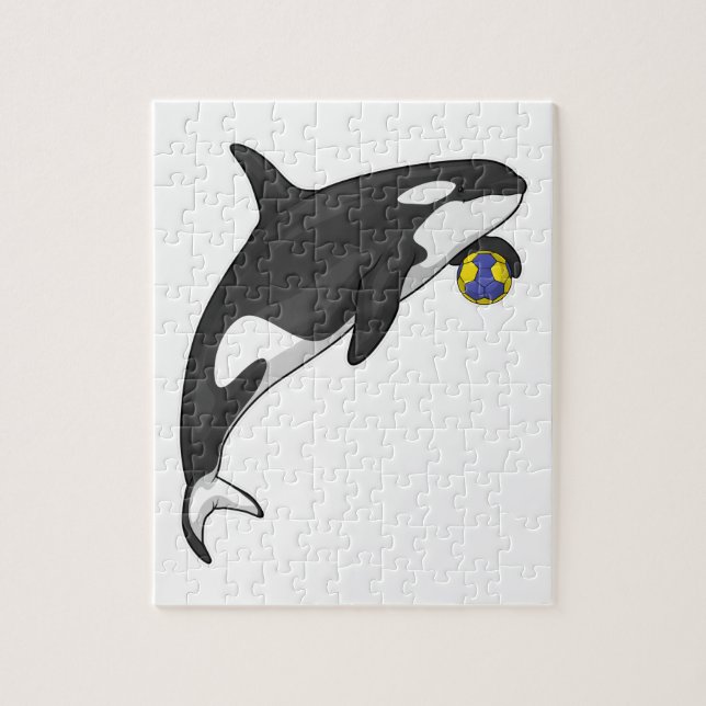 Orca Handball player Handball Jigsaw Puzzle (Vertical)