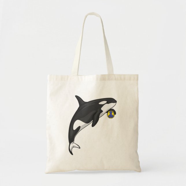 Orca Handball player Handball Tote Bag (Front)