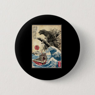 Orca in Japan 6 Cm Round Badge