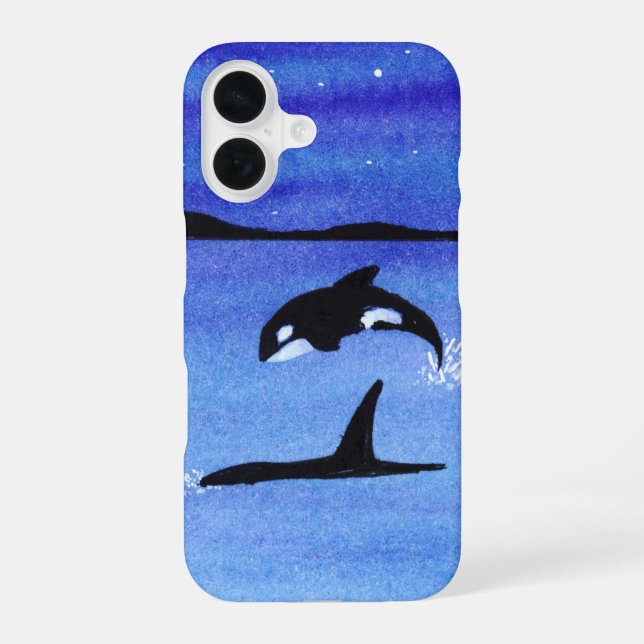 Orca iPhone 16 Case (Back)