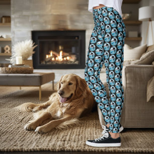 Orca Killer Whale Blue Ocean Leggings