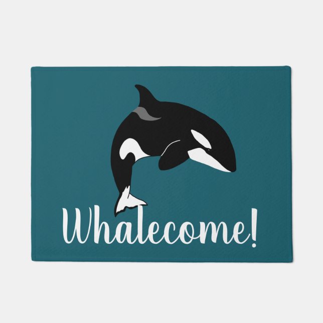 Orca Killer Whale Doormat (Front)