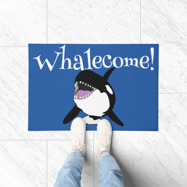 Orca Killer Whale  Doormat (Indoor)
