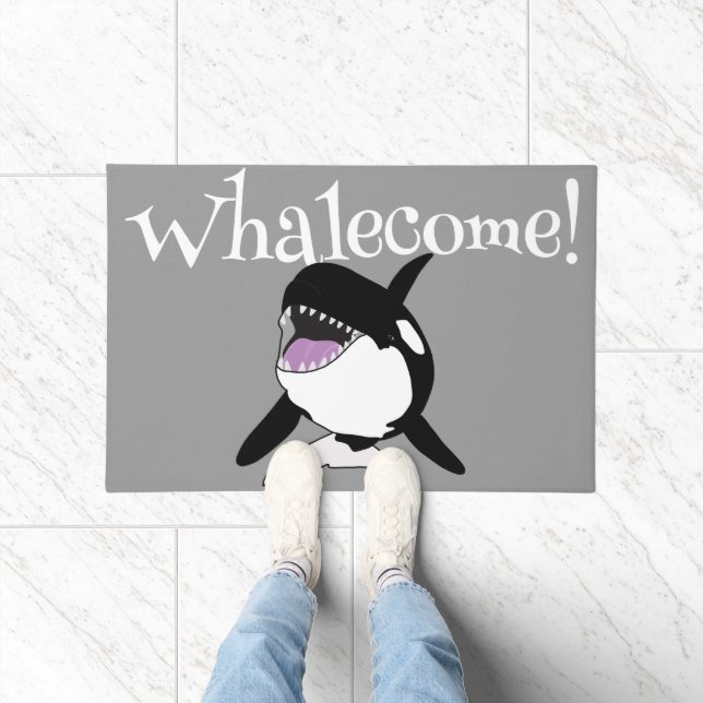 Orca Killer Whale  Doormat (Indoor)