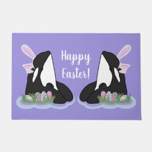 Orca Killer Whale Easter Doormat