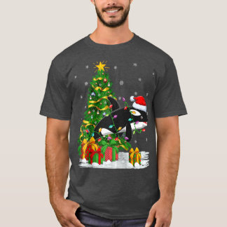 Orca Killer Whale Lover Family Matching Santa Orca T-Shirt