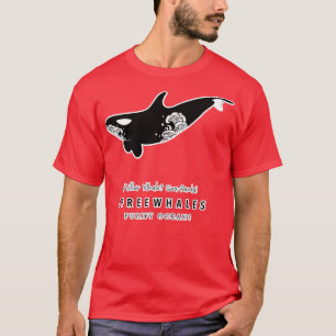 Orca Killer Whale Sea Panda Freewhales T-Shirt