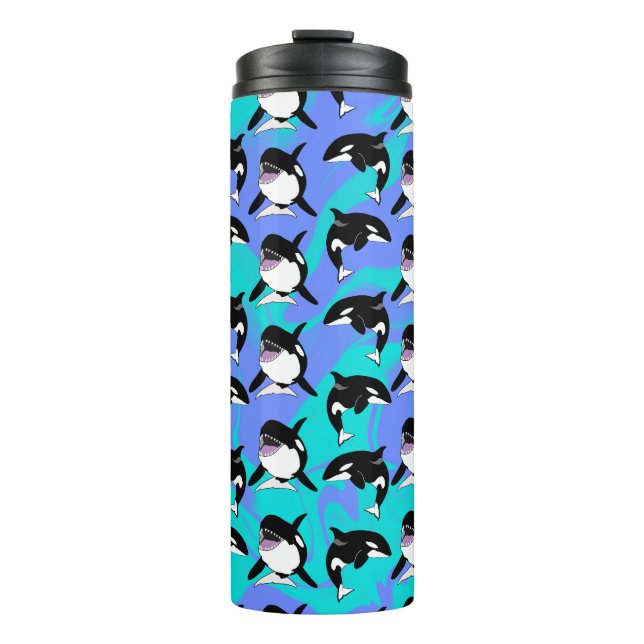 Orca Killer Whale  Thermal Tumbler (Front)