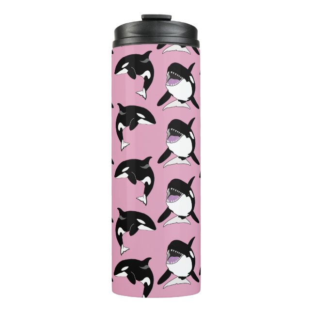 Orca Killer Whale  Thermal Tumbler (Front)