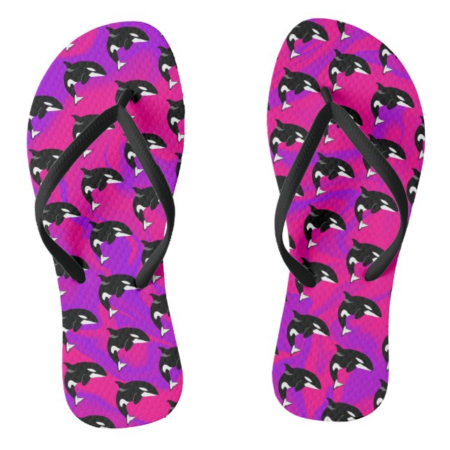 Orca Killer Whale Thongs (Footbed)