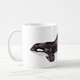 Orca Killer Whale watercolor Mug