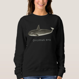 Orca Latin Dolphin Fish Ocean Vintage Sweatshirt