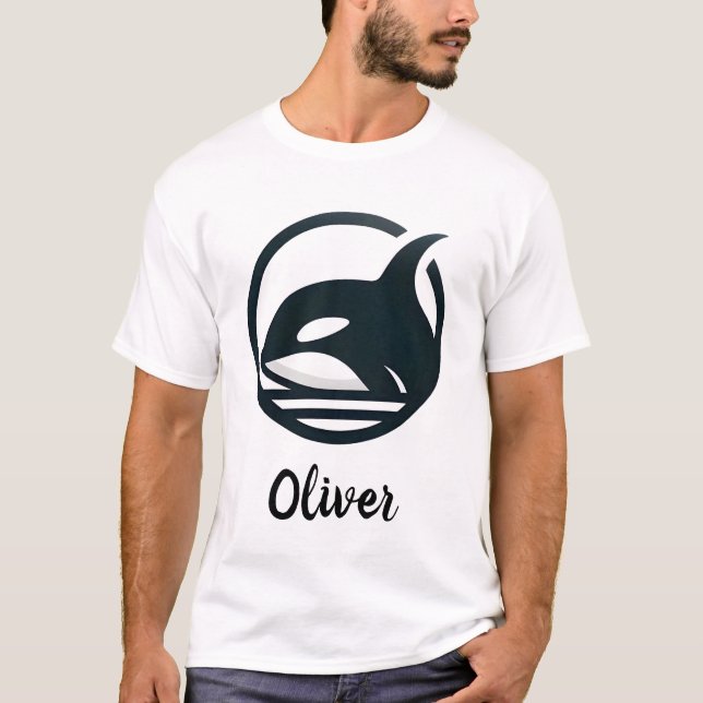 Orca Love Personalised T-Shirt (Front)