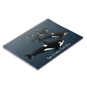 Orca Notebook Personalised Killer Whale Journal