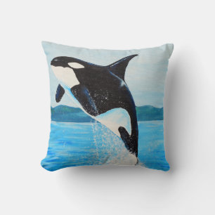 Orca Painting Cushion