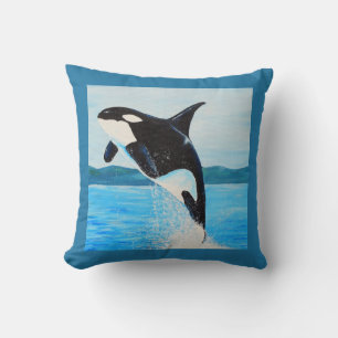Orca Painting Cushion