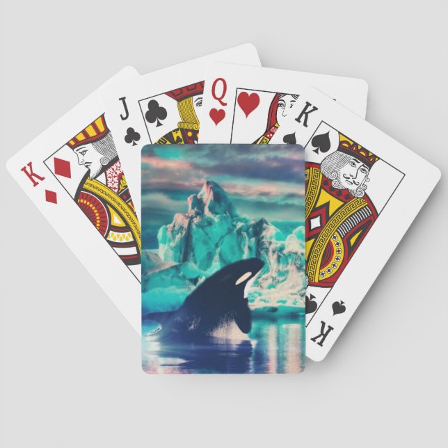 orca playing cards (Back)
