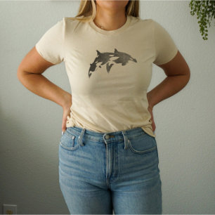 Orca Pod Grunge Aesthetic Shirt 