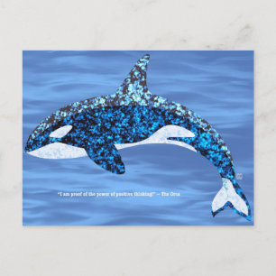 Orca Positive Thinking Postcards