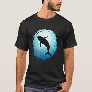 Orca Shadow Diving Ocean Freediving Sea Apnoea Div T-Shirt