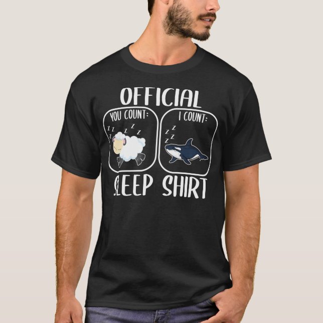 Orca Sleep Shirt Count Sheep (Front)