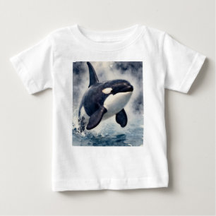 Orca Stormy waves Baby T-Shirt